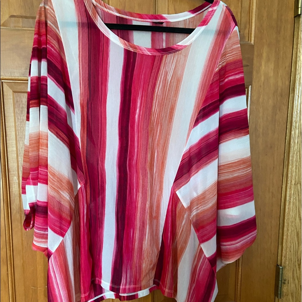 Lane Bryant sheer poncho. 22/24